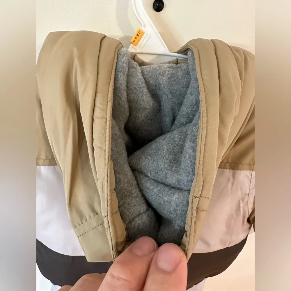 Carters Baby Boys Snowsuit Set Khaki/Gray NWT Size 12M